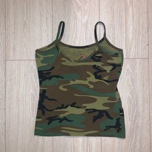 Camouflage Tank Top - Size small